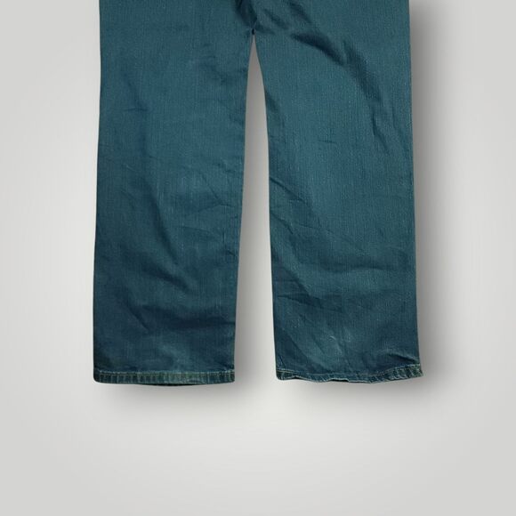 Levi's 541 Jeans Mens 38x32 Athletic Taper Fit Distressed Medium Wash Stretch - Picture 9 of 9